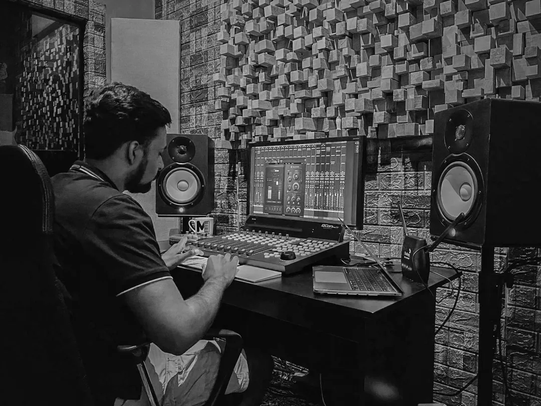 Professional music studio recording equipment and gear